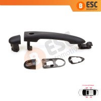 Renault Fluence Megane 3 Clio 4 Scenic 3 Captur 1 için Sensörlü Dış Kapı Açma Kolu Sensör Delikli Astarlı 806706656R