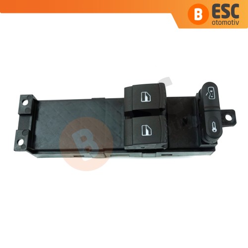 VW Skoda Seat İçin Sol Ön Pencere Paneli Anahtarı 1J3959857B