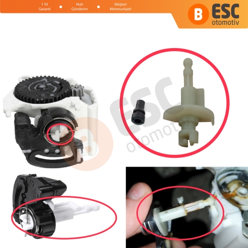 Renault Clio 2 Megane Scenic 1 Twingo 1 İçin Bagaj Merkezi Kilit Solenoid Tamir Braket Klips Plastiği 8200060917