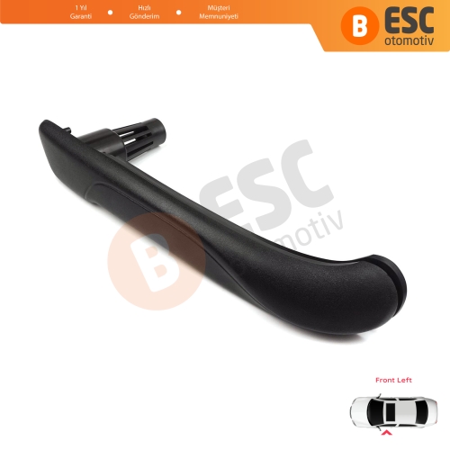 Renault Kangoo MK2 Citan W415 NV250 2007-2021 8200548971 İçin Sol Ön İç Kapı Çekme Kolçak Tutamak Siyah 