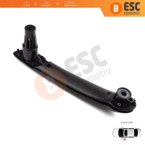 Renault Kangoo MK2 Citan W415 NV250 2007-2021 8200548971 İçin Sol Ön İç Kapı Çekme Kolçak Tutamak Siyah 