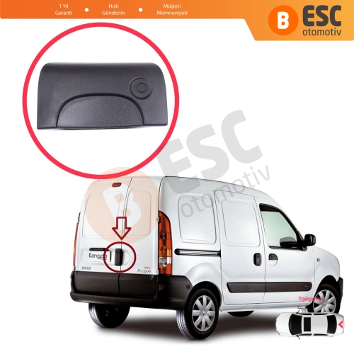 Renault Kangoo Nissan Kubistar MK1 X76 FC KC 1997-2009 8200153668 için Arka Bagaj Çift Kapı Açma Kapı Kolu Siyah