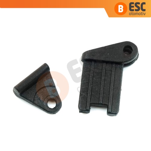 BMW E38 E39 E46 E60 E65 E66 E67 Vectra C için Arka Cam Perde Kızak Klips Seti