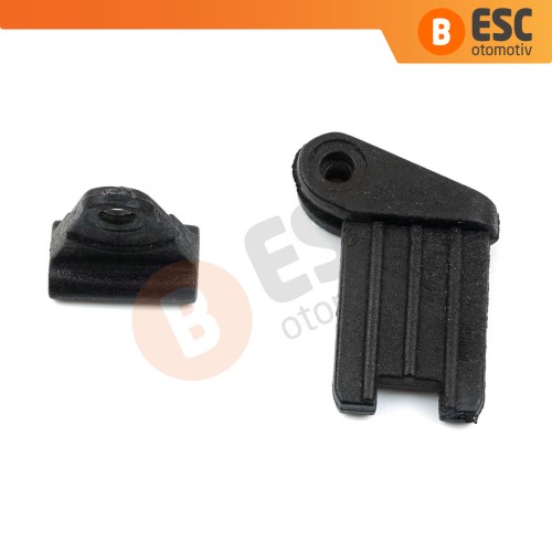 BMW E38 E39 E46 E60 E65 E66 E67 Vectra C için Arka Cam Perde Kızak Klips Seti