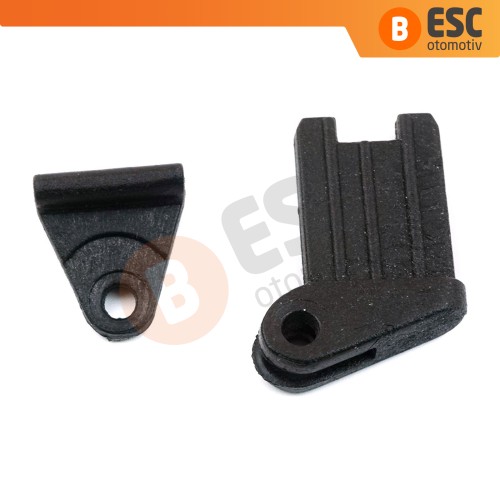 BMW E38 E39 E46 E60 E65 E66 E67 Vectra C için Arka Cam Perde Kızak Klips Seti