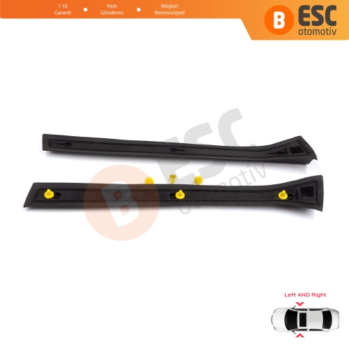 Opel Astra H A04 2004-2014 4/5 Kapı 13123710 13123711 İçin Sağ Sol Orta Direk Dış Fitili