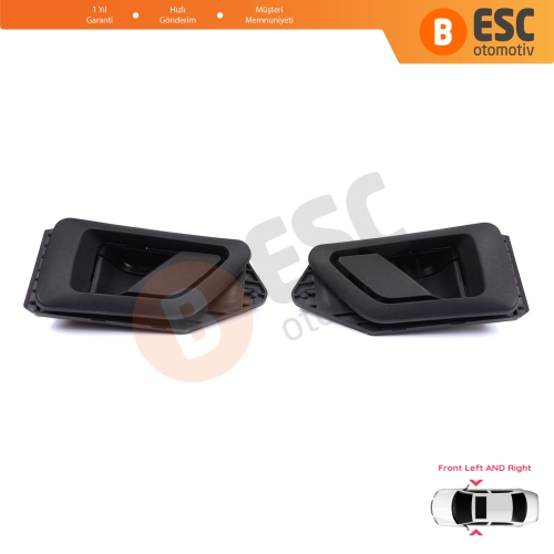 Citroen Berlingo MK1 1996-2011 Peugeot Partner MK1 1996-2015 914394 914395 İçin Ön Sağ Sol Kapı İç Açma Kolu Siyah