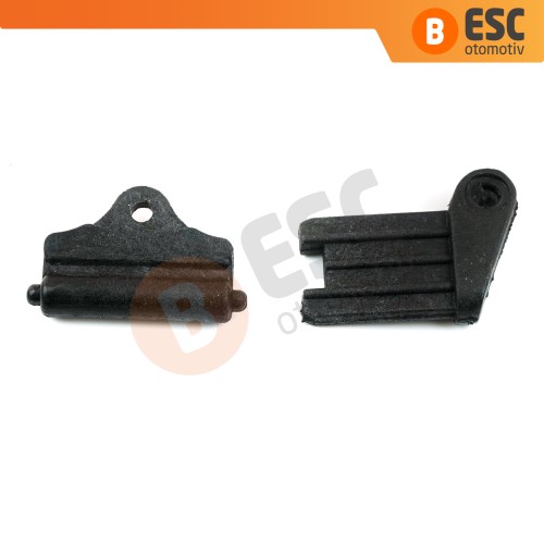 BMW E90 F30 E60 F10 F12 F01 E70 F15 F16 için Arka Cam Perde Kızak Klips Seti