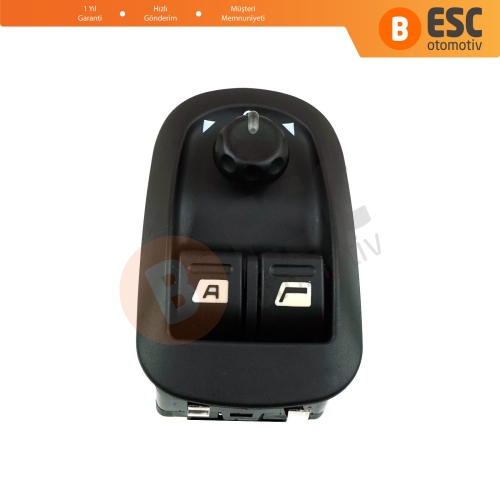 Peugeot Citroen Fiat İçin Ayna Ayarlı Cam Açma Düğmesi 6554WA