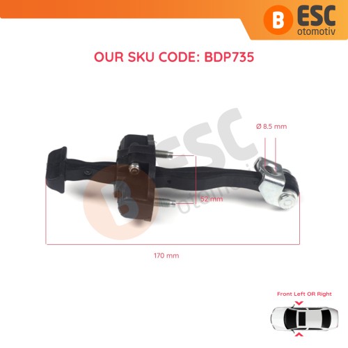 Ford Focus MK3 C346 2010-2019 İçin Ön Kapı Gergi Yayı BM51A23500AA 1714637