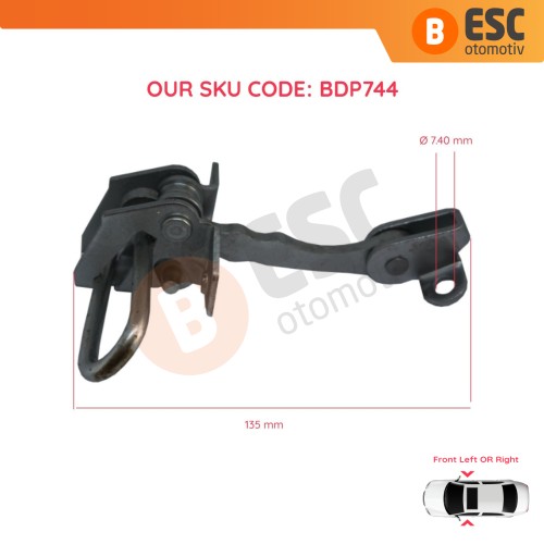 Fiat Punto MK2 188 5-Door 1999-2012 İçin Ön Kapı Gergi Yayı 51754186