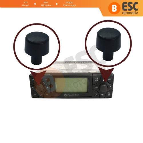 Mercedes AUDIO 30 APS BT 2 BO1150 İçin Radyo Düğmesi A2088200589