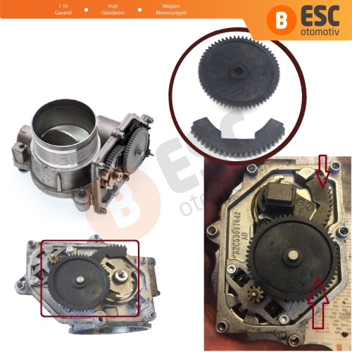 Audi VW Seat Skoda Hyundai Kia Mercedes Ford için Gaz Kelebeği Motor Tamir Dişli Seti 03G128063