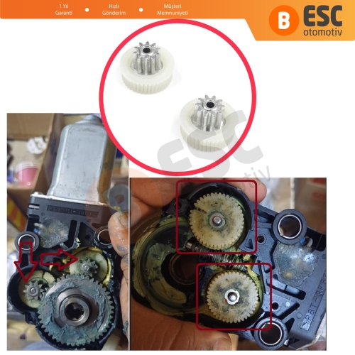 Nissan Patrol 2010-2024 Armada 2016-2024 Infiniti QX56 QX80 2010-2022 87549-1L31C için Koltuk Motor Tamir Dişli Seti 10/41 Diş