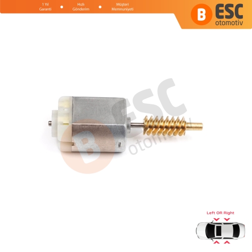 Renault Clio Dacia Sandero İçin Kapı Kilit FC280 12V Motor Metal Dişli Seti Toplam 57.20 mm