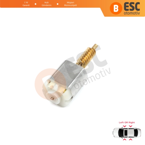 Renault Clio Dacia Sandero İçin Kapı Kilit FC280 12V Motor Metal Dişli Seti Toplam 57.20 mm