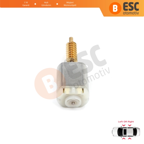 Renault Clio Dacia Sandero İçin Kapı Kilit FC280 12V Motor Metal Dişli Seti Toplam 57.20 mm