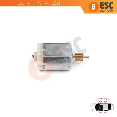 Peugeot Citroen C3 C4 Dispatch DS3 DS4 DS5 DS6 DS7 Toyota Proace İçin Kapı Kilit FC280 12V Motor 8 Diş 50 mm