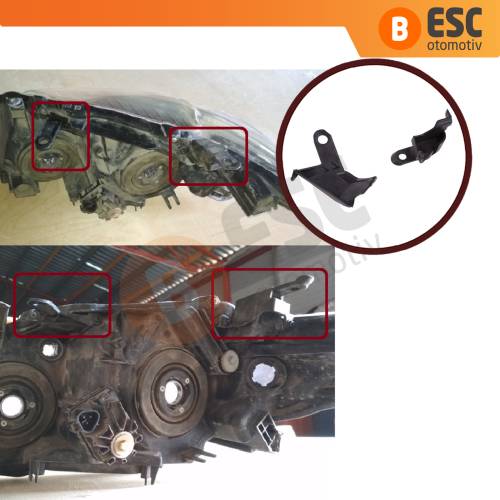 Toyota Corolla MK10 X E140 E150 Altis 2006-2010 8119512050 İçin Sol Ön Far Ayak Tamir Seti