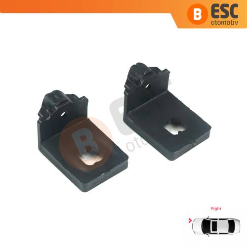 VW Touran MK1 2003-2010 Caddy MK3 2004-2010 Makyajsız 1T0998225 İçin Sağ Ön Far Ayak Tamir Seti 