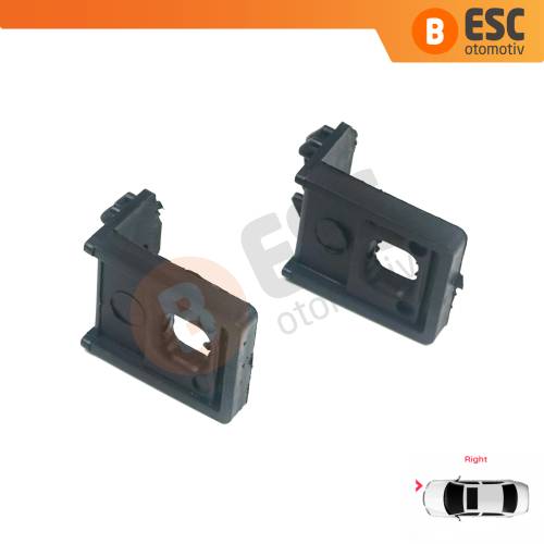 VW Touran MK1 2003-2010 Caddy MK3 2004-2010 Makyajsız 1T0998225 İçin Sağ Ön Far Ayak Tamir Seti 