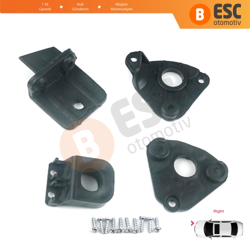 VW Caddy MK3 2K 2C Touran MK1 1T3 2010-2015 2K5998226 İçin Sağ Ön Far Ayak Tamir Seti 