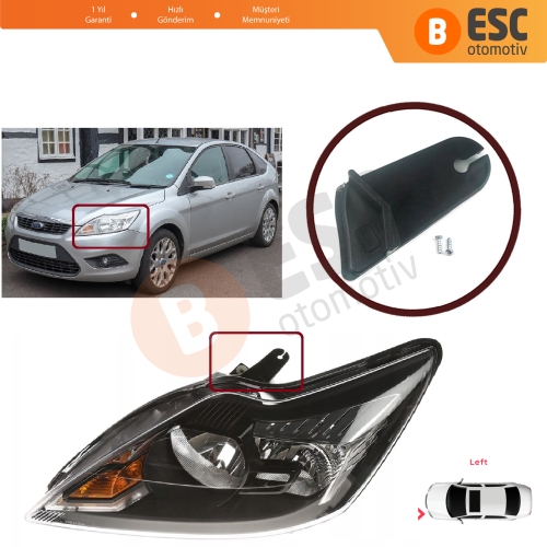 Ford Focus DA MK2 2.5 2008-2011 Makyajlı Kasa 8M5113101AA İçin Sol Ön Far Ayak Tamir Seti 