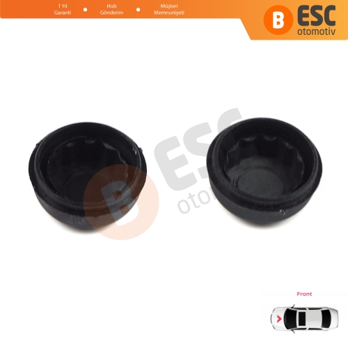 VW Audi Skoda Seat için 2 Adet Ön Cam Silecek Kolu Vida Kapağı 5N0955205