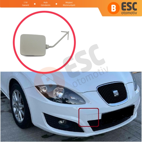 Seat Leon MK2 1P1 2009-2013 Makyajlı Kasa 1P0807241C için Ön Çeki Demir Kapağı ASTARLI