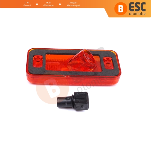 Fiat Ducato 250 Jumper Boxer Daily Relay 2006-2024 6303.A1 İçin 1 Adet Amber Renk Yan Bant Kapı Çamurluk Sinyali