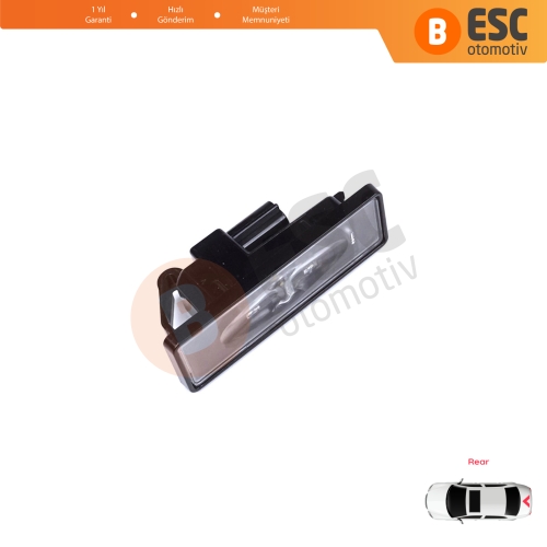 Renault Megane 4 Talisman Clio 5 Scenic 4 Master 3 Trafic 3 Nissan Opel Infiniti QX30 QX50 QX60 265108990C için Plaka Lambası