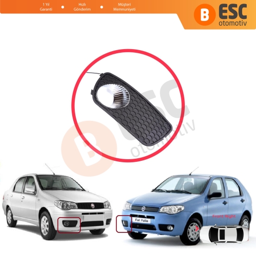 Fiat Palio Siena MK1 178 2007-2016 Albea 2002-2012 51703146 için Ön Sağ Sis Far Çerçevesi 