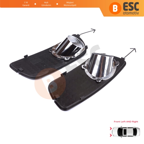 Fiat Palio Siena MK1 178 2007-2016 Albea 2002-2012 51703146 51703147 için Ön Sol Sağ Sis Far Çerçevesi 