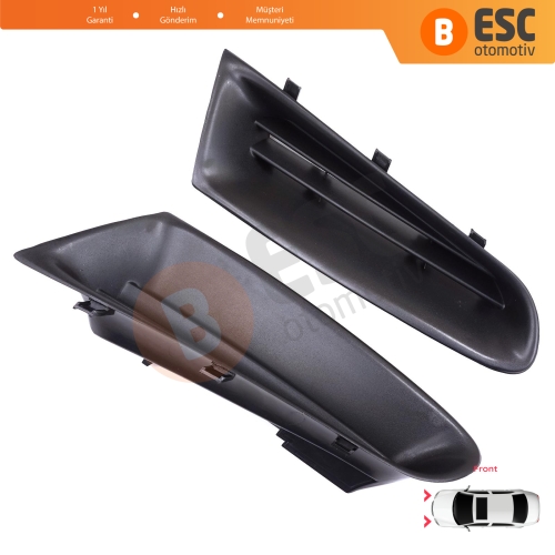 Renault Clio MK3 2005-2009 Makyajsız Kasa 7701208684 için Ön Sağ Sol Tampon Radyatör Üst Panjur Hava Izgara Paneli