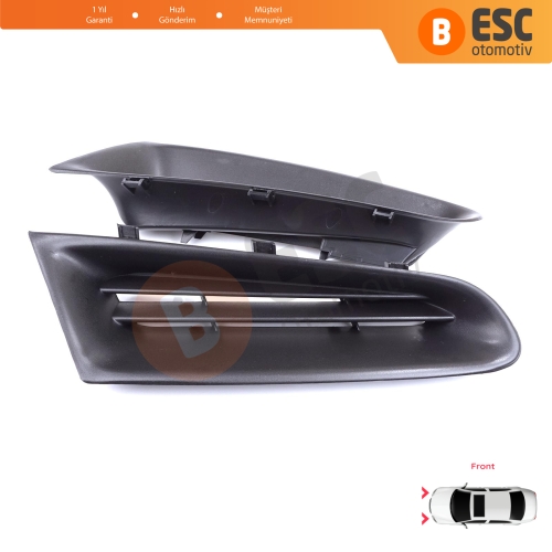 Renault Clio MK3 2005-2009 Makyajsız Kasa 7701208684 için Ön Sağ Sol Tampon Radyatör Üst Panjur Hava Izgara Paneli