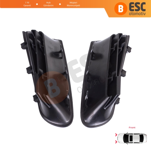 Renault Clio MK3 2005-2009 Makyajsız Kasa 7701208684 için Ön Sağ Sol Tampon Radyatör Üst Panjur Hava Izgara Paneli