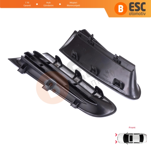 Renault Clio MK3 2005-2009 Makyajsız Kasa 7701208684 için Ön Sağ Sol Tampon Radyatör Üst Panjur Hava Izgara Paneli