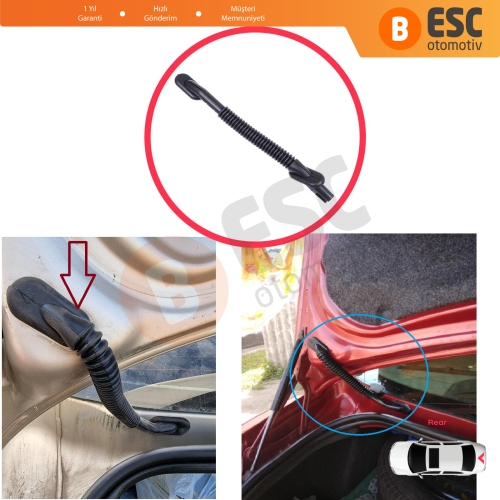 Renault Megane MK2 Sedan 2002-2009 8200124902 için Bagaj Tesisat Körüğü Kablo Koruma Geçiş Borusu