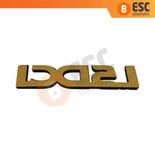 Dacia İçin Krom 1 5DCI Monogram Amblemi Yazısı