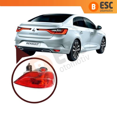 Renault Megane MK4 Sedan Scenic MK4 için Arka Tampon Sis Farı Sol 265855907R