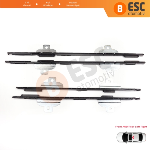 BMW X1 E84 MK1 2009-2014 54102993888 için Sunroof Perde Ray Sürgülü Kızak Braketi Ön ve Arka 