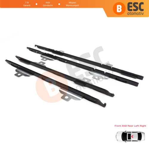 BMW X1 E84 MK1 2009-2014 54102993888 için Sunroof Perde Ray Sürgülü Kızak Braketi Ön ve Arka 