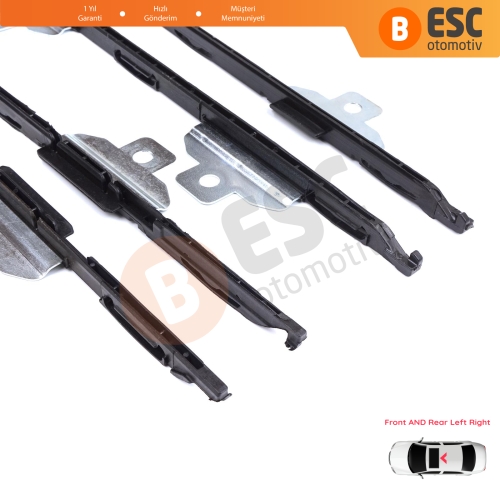 BMW X1 E84 MK1 2009-2014 54102993888 için Sunroof Perde Ray Sürgülü Kızak Braketi Ön ve Arka 