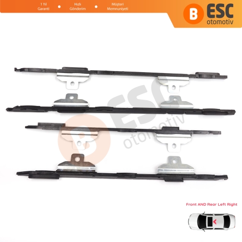 BMW X1 E84 MK1 2009-2014 54102993888 için Sunroof Perde Ray Sürgülü Kızak Braketi Ön ve Arka 