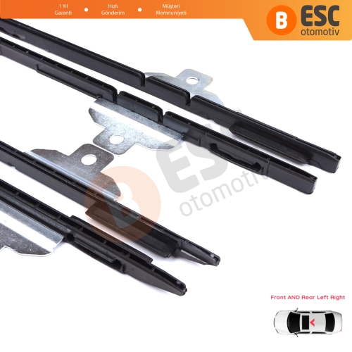 BMW X1 E84 MK1 2009-2014 54102993888 için Sunroof Perde Ray Sürgülü Kızak Braketi Ön ve Arka 