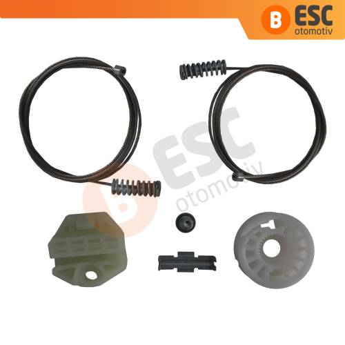 Vauxhall Opel Astra H A04 2004-2014 4/5 Kapı 13100423 İçin Arka Sol Cam Kriko Tamir Seti