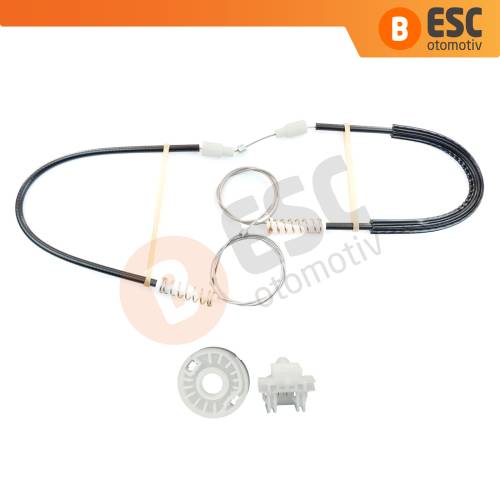 Renault Clio MK2 BB/CB 1998-2012 4/5 Kapı 7700842240 7700842241 İçin Ön Sağ veya Sol Kapı Cam Kriko Tamir Seti