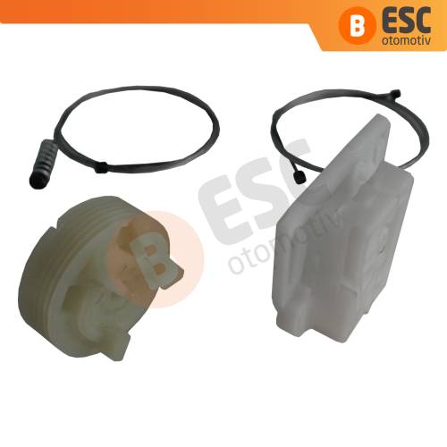 Renault Megane MK2 2002-2008 4/5 Kapı 8200028070 İçin Arka Sol Kapı Cam Kriko Tamir Seti