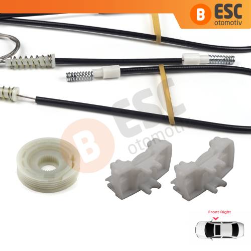 Land Rover Freelander MK1 L314 LN 1997-2006 3/5 Kapı LR006371 İçin Elektrikli Ön Sağ Kapı Cam Kriko Tamir Seti