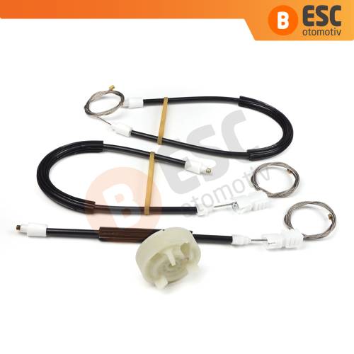 Nissan Primera P11 WP11 1996-2002 4/5 Kapı 807012F000 İçin Elektrikli Ön Sol Kapı Cam Kriko Tamir Seti